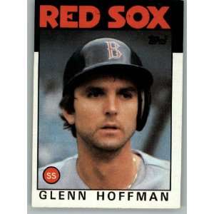  1986 Topps #38 Glenn Hoffman   Boston Red Sox (Baseball 