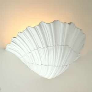  Wall Lamps White Polyurethane, Camille Wall Sconce