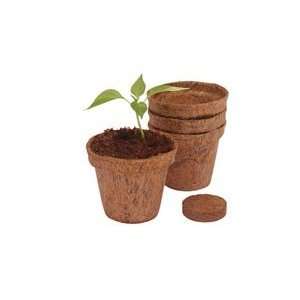  Wonder Soil Coir Pots with Wafers Patio, Lawn & Garden
