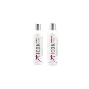 ICON Fully Anti Aging Shampoo & Respond Anti Aging Conditioner Liter 