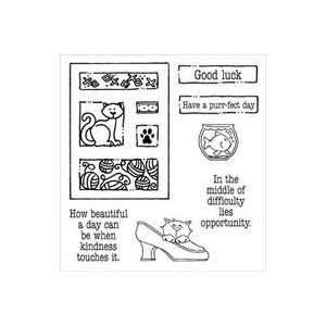   Art Gone Wild Clear Stamp Set good Luck Tiny Cutts 