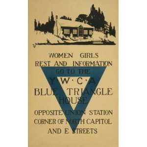   YWCA blue triangle house opposite Union Station 15 X 24 Everything