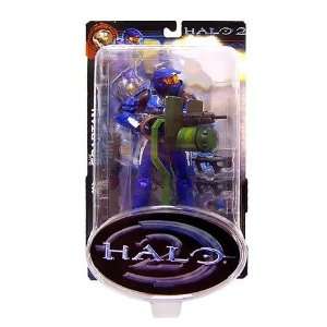  Halo 2 Exclusive Blue Spartan Figure v2 with Turret 