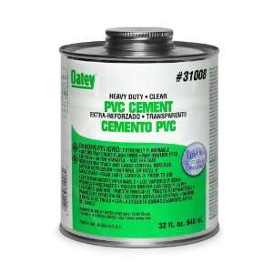  Oatey 31011 PVC Heavy Duty Cement, Clear, Gallon