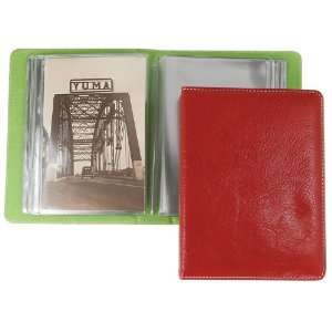  Leather Cover Photo Album   Red