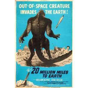  20 Million Miles to Earth Movie Poster (27 x 40 Inches 