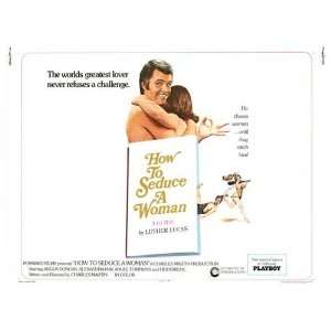  How To Seduce A Woman Original Movie Poster, 28 x 22 