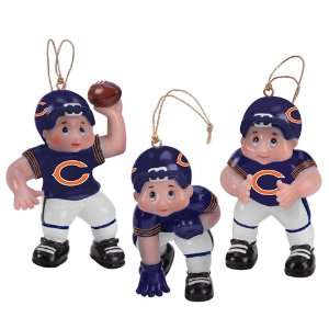  Set of 3 NFL Chicago Bears Little Guy Football Player 