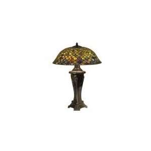 30H Tiffany Fishscale Table Lamp