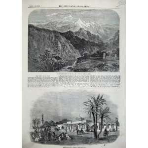  1856 Hungarung Himalayas Mountain Cairo Railway Station 