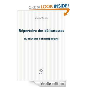   des délicatesses du français contemporain (Fiction) (French Edition