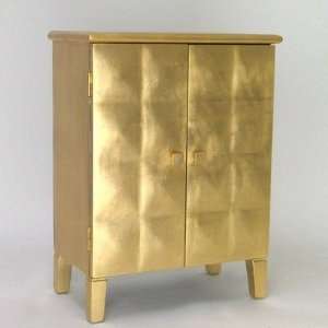  Wayborn 3127 Modern Gold Reflective Cabinet Furniture 