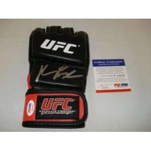QUINTON RAMPAGE JACKSON Signed MMA UFC Glove PSA P34200   Autographed 