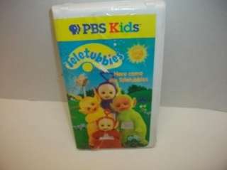 Teletubbies   Here Come The Teletubbies   PBS kids VHS video tape 