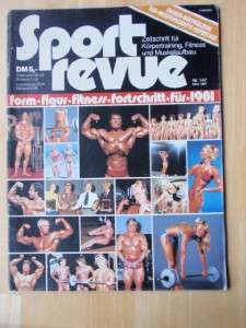SPORT REVUE bodybuilding muscle magazine/TOM PLATZ 3 81  