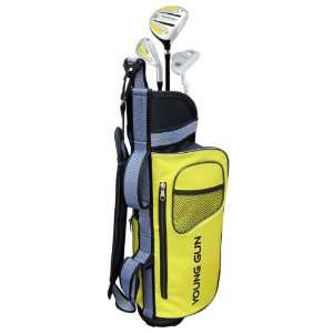Young Gun EAGLE YELLOW Junior golf club set & bag for kids Ages 3 5 RH 