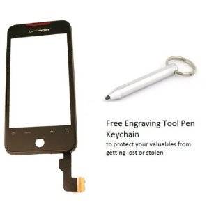 HTC Incredible Droid Glass Touch Screen Digitizer Assembly + Engraving 