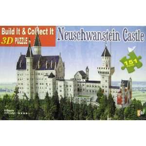  Neuschwanstein Castle 151 Pieces 3D Puzzle Toys & Games