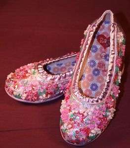 Ragg Boutique Wildflower Dress Shoes NIB Beads & Sequin  