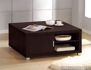 3P Modern Espresso Living Room Coffee and End Table Set  