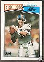 1987 Topps #31 John Elway Denver Broncos NRMT MT  
