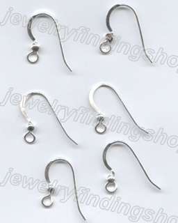 Free P&P 60pcs silver plated earrings hooks f0016  