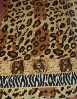Various Animal Prints Fleece Fabric BTY  