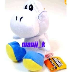  Super Mario WHITE Yoshi Plush Doll 6 