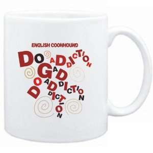 Mug White  English Coonhound DOG ADDICTION  Dogs Sports 