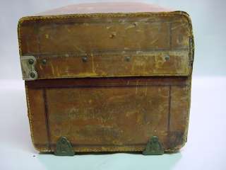 Antique Genuine Leather HENDERON AMES Uniform Sword Case Suitcase 