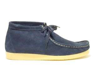 Classic Comfortable Wallabee   Navy, Tobacco, Chocolate  