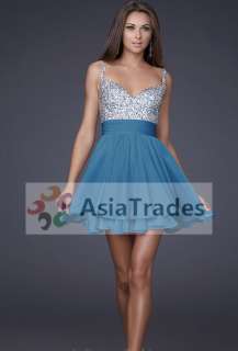 Chic Lady Party Evening Bridesmaid Cocktail Prom Ball Dress Custom 