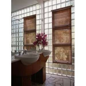   Wood Blinds   Mahogany Stain   42X   Lifetime Warranty   