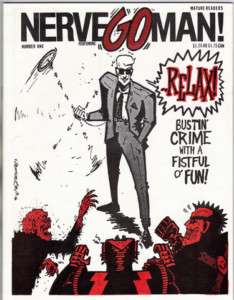 NERVE #1   BILL WIDENER ART & COVER   1986  
