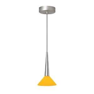 Dainolite DLSL4411 AM SC 2 1/2H 1 Light Pendant in Satin Chrome with 