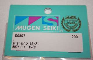 Mugen Seiki 15/21 Body Pins Set ~MUGD0807  