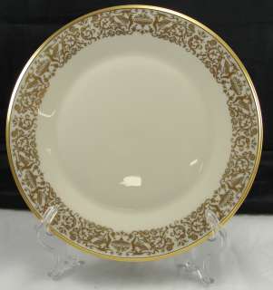 Lenox Tuscany Fine China Dinner Plate Gold Trim 10 3/4  