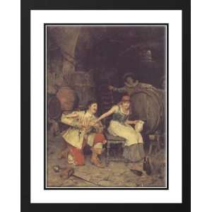 Andreotti, Federico 28x36 Framed and Double Matted Flirtation in the 