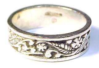 Sterling Silver Unisex Band Ring ~ Size 9.75  