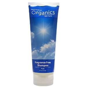  Desert Essence Organics Pure Shampoo, Fragrance Free 8 oz 