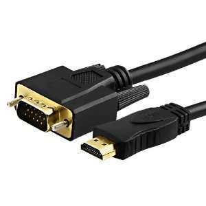  HDMI to VGA HD15 (Male) Cable   3FT Electronics