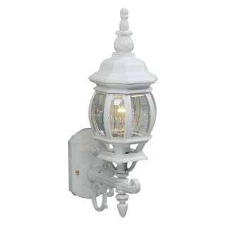 Light Small Outdoor Wall Lantern Lighting Fixture, White, 25 Year 