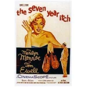  THE SEVEN YEAR ITCH   VINTAGE MOVIE POSTER(Size 26x38 