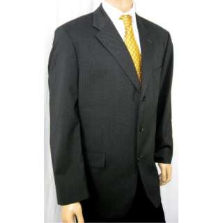 Hugo Boss $895 Men’s Angelico Charcoal Nailhead Blazer Sportcoat 46 