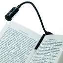 LED Black Spike Light Clip on Booklight