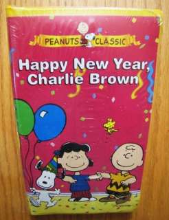 Peanuts Classic HAPPY NEW YEAR, CHARLIE BROWN VHS VIDEO NEW Snoopy 