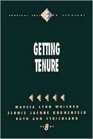   Tenure, (0803953038), Marcia Lynn Whicker, Textbooks   