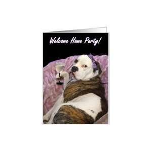  Welcome Party Olde English bulldogge Card Health 