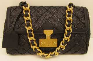 Marc Jacobs Baroque Faye Black Shoulder Handbag New  
