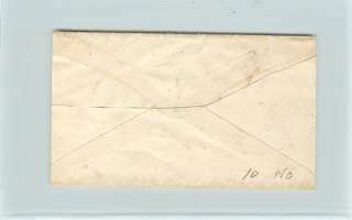 1860s Cover   65   Norwichtown, Connecticut   DPO  